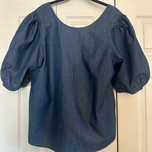 Eloquii EUC Denim Top, Sz.16